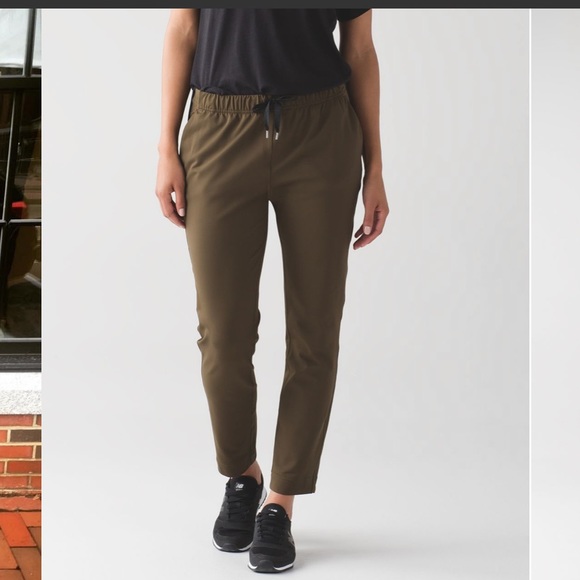 Lululemon Olive Green Pants with Pockets - Picture 9 of 14
